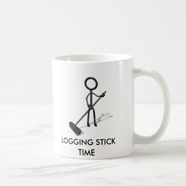 Logging stick time Mug (Right)