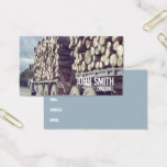 Logging Vintage Truck Hauling Wood Forestry Mill Business Card