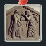 Logic and Dialectic Metal Ornament<br><div class="desc">Logic and Dialectic | by Luca Della Robbia | Art Location: Museo dell' Opera del Duomo,  Florence,  Italy | Italian Artist | Image Collection Number: XIR154611</div>