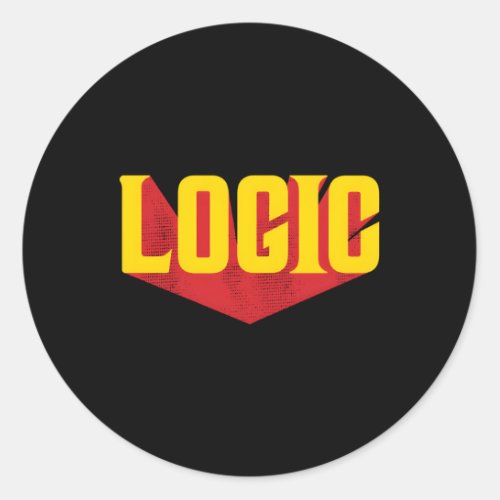 Logic Zoom Classic Round Sticker