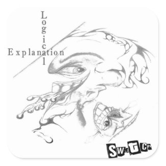 "Logical Explanation" Cover Art Sticker