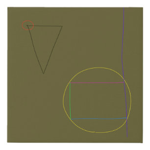 Logical Faux Canvas Print