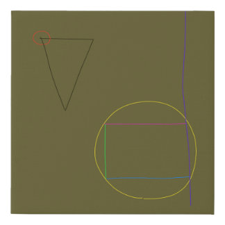 Logical Faux Canvas Print