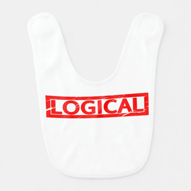 Logical Stamp Baby Bib (Front)