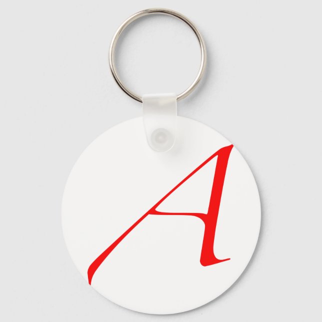 Logidea Atheist logo Keychain (Front)