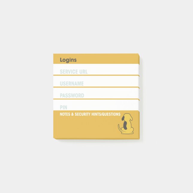 Login Sticky Notes (Front)