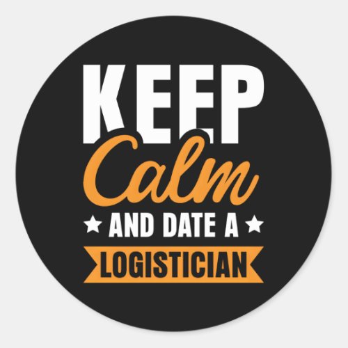 Logistician Logician Classic Round Sticker