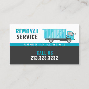 Logistics and Removal Service Business Card