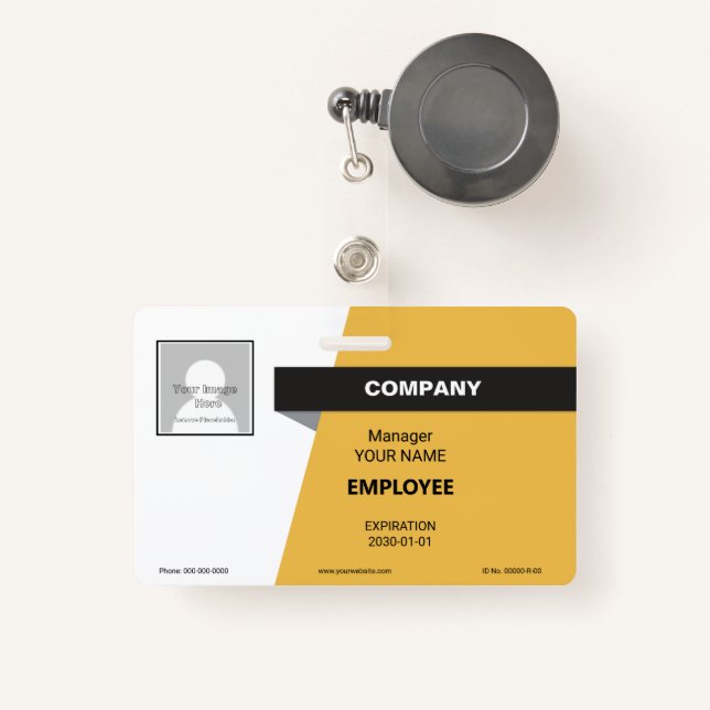 Logistics Badge (Front with Retractable)