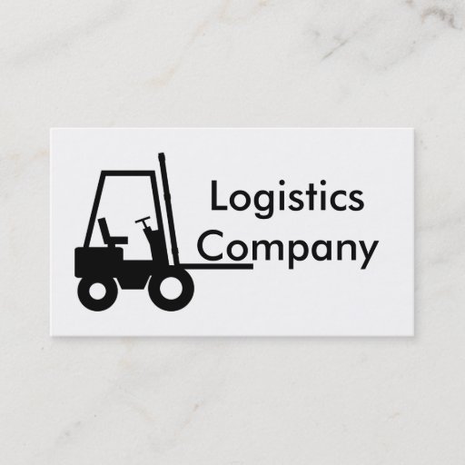 Customizable Logistics Company Business Card Templates