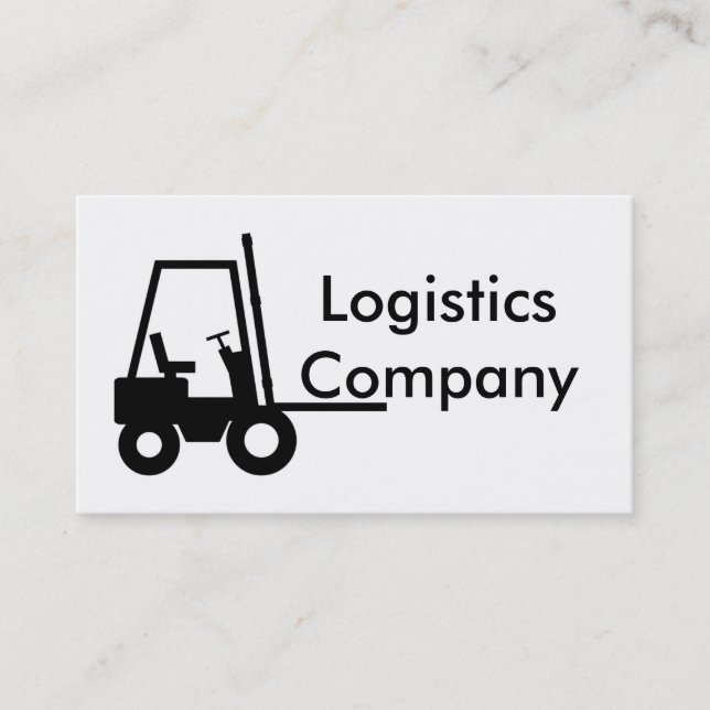 Logistics Company Business Card (Front)