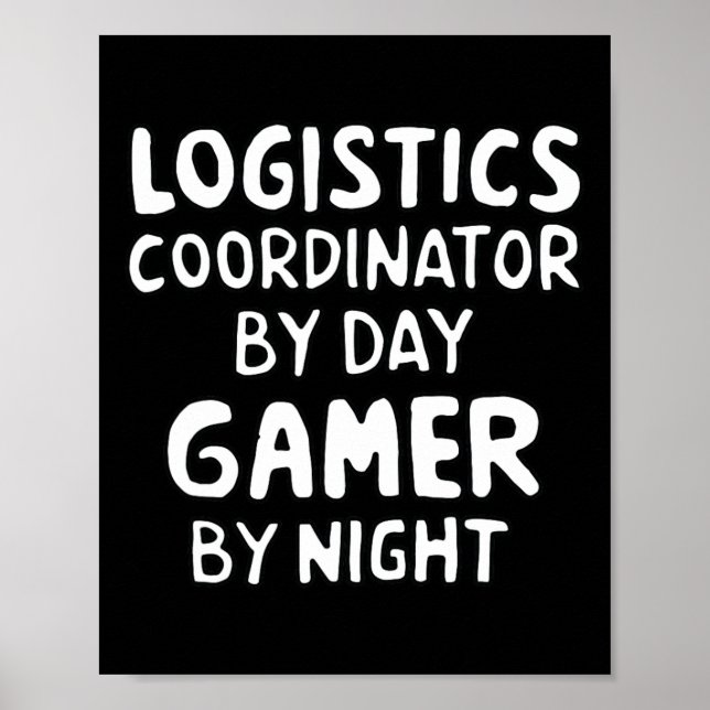 Logistics Coordinator  Poster (Front)