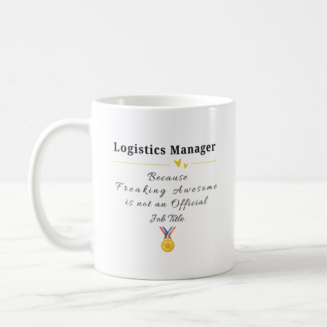Logistics Manager Coffee Mug (Left)