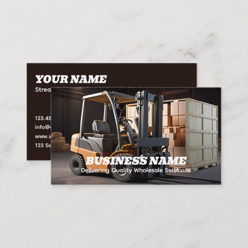 Logistics Wholesale Business Card