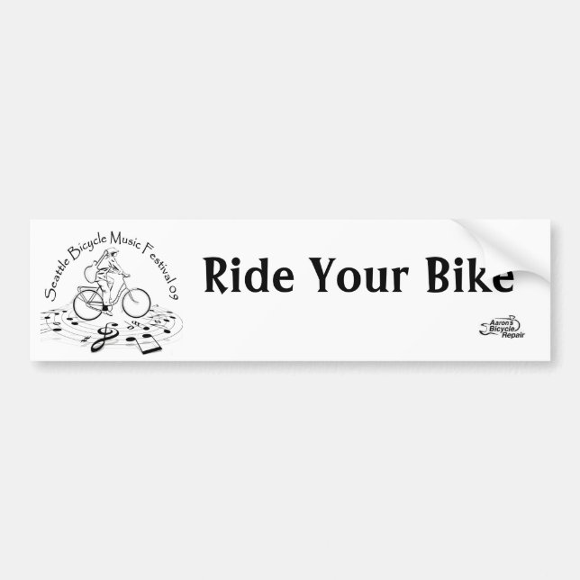 logo, abr logo, Ride Your Bike Bumper Sticker (Front)