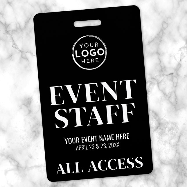 Logo All Access Event Staff Badge (Logo All Access Event Staff Badge )