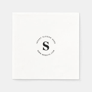 Logo and Company Business Napkins