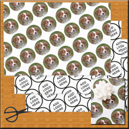 Logo Art Slogan Custom Photo Create It Yourself Wrapping Paper Sheets