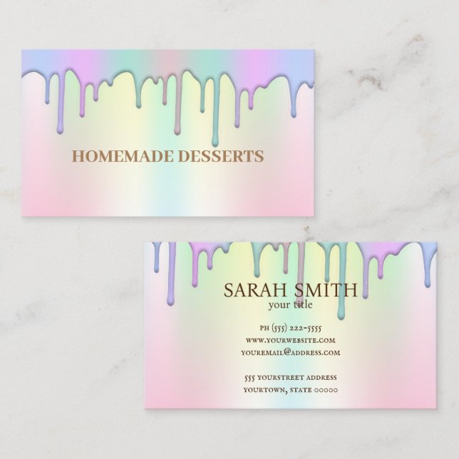  Logo Bakery Chef,cute Business Card (Front/Back)