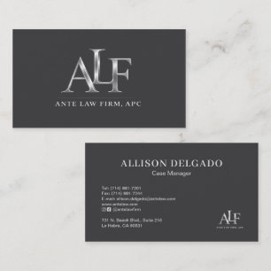 Logo Black Business Card