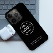 Logo Black | Business Minimalist Iphone Case at Zazzle