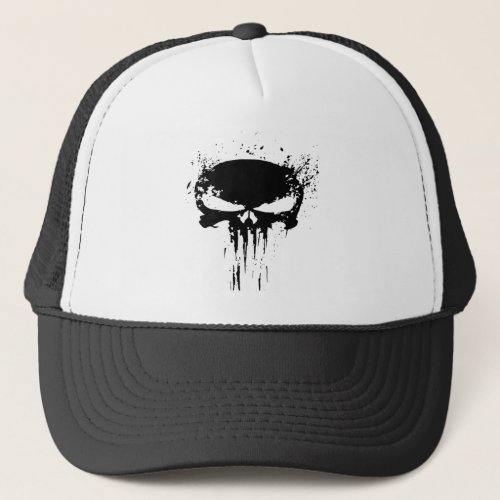 logo black GHOST SCARY hoodie Trucker Hat