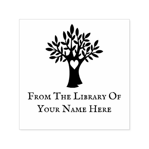 Logo Book Plate Custom Library Book Stamp