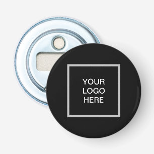 Logo Business Black Minimalist Corporate Bottle Opener