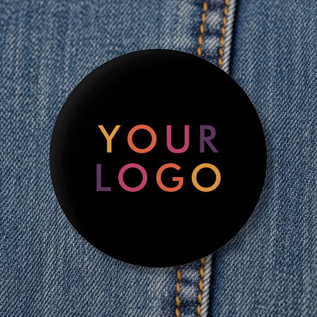 Logo Business Branding Black Button (Creator Uploaded)