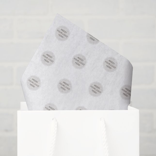 LOGO BUSINESS BRANDING modern simple professional Tissue Paper (Gift Bag)