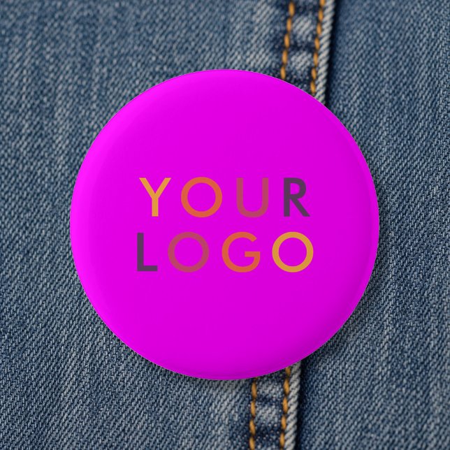 Logo Business Branding Pink Magenta Button (Creator Uploaded)