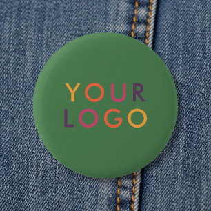 Logo Business Branding Template Green Button