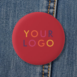 Logo Business Branding Template Red Button