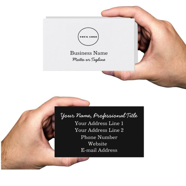 logo business card add your logo business cards (Creator Uploaded)