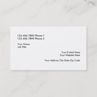 Logo Business Card Template | Zazzle