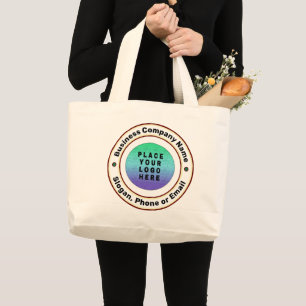 Logo Business Company Branded Custom Large Tote Bag