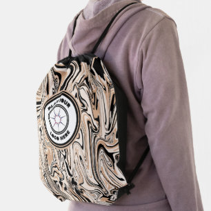 Logo Business Company Marketing Branding Drawstring Bag