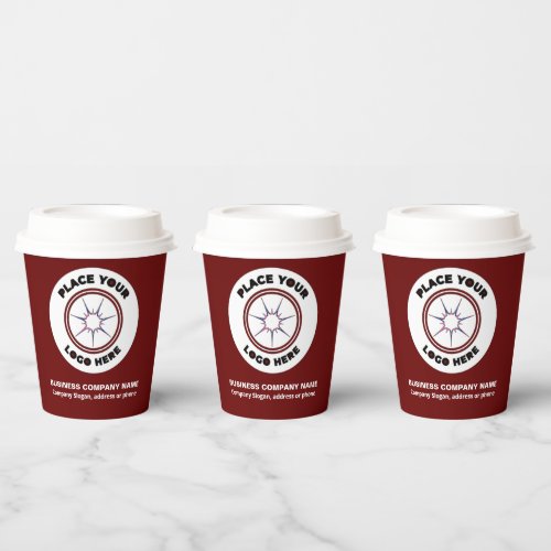 Logo Business Company Promotional Marketing  Paper Cups