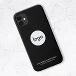 Logo Business Company Simple Minimalist iPhone 11 Case<br><div class="desc">Business Logo Custom Company iPhone Case. Simple custom branded company logo template.</div>