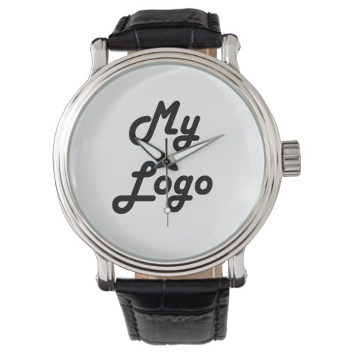 Logo business corporate black white watch