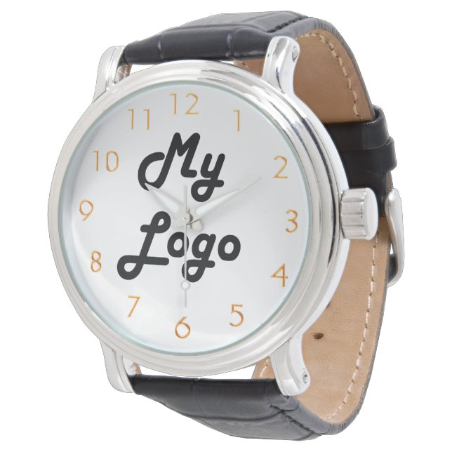 Logo business corporate black white watch (Angled)