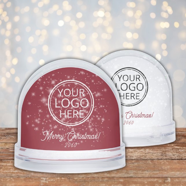 Logo Business Corporate Christmas Gift  Snow Globe (Creator Uploaded)