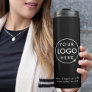 Logo | Business Corporate Company Branded Black Thermal Tumbler