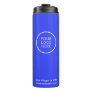 Logo | Business Corporate Company Branded Blue Thermal Tumbler