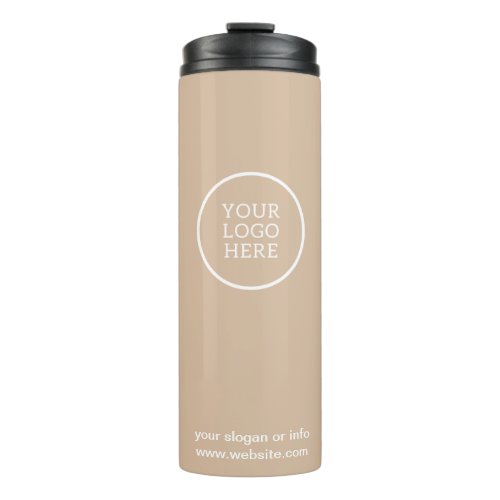 Logo  Business Corporate Company Branded  Thermal Tumbler