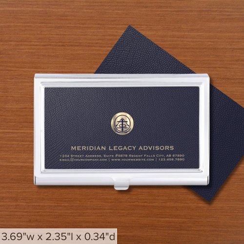 Logo Business Corporate Company Luxury Business Card Case