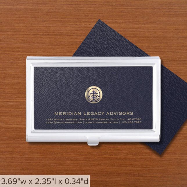 Logo Business Corporate Company Luxury Business Card Case (Creator Uploaded)
