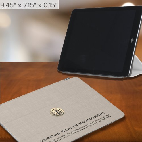 Logo Business Corporate Company Luxury iPad Air Cover