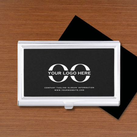 Logo Business Corporate Company Minimalist Business Card Case
