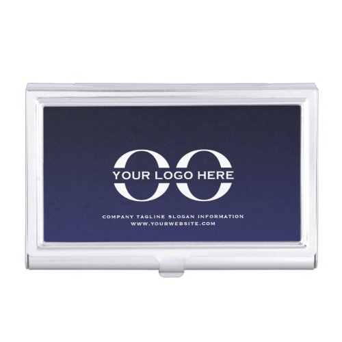 Logo Business Corporate Company Minimalist Business Card Case